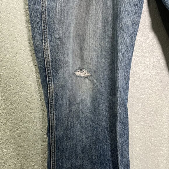 Ariat Jeans Mens 40x32 M4 Rebar Blue Relaxed Fit Boot Cut Workwear Western Denim - Picture 2 of 9